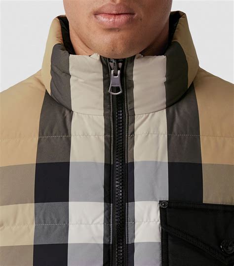 gilet burberry|burberry puffer jacket men's.